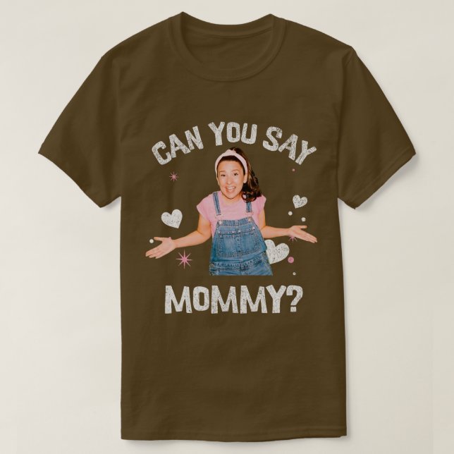 Camiseta Sra. Rachel Birthday ¿Puedes decirle a mamá MAMA M (Diseño del anverso)