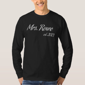 Camiseta Sra. ROWE 2023 nueva novia ducha nupcial boda