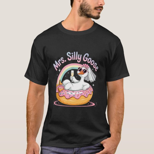 Camiseta Sra Silly Goose Bridge Será Boda Despedida de Solt (Anverso)