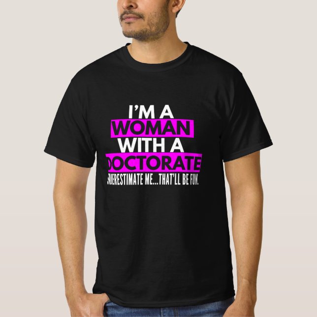 Camiseta Sra. Sra. PhD, Regalos para médicas de mujeres (Anverso)