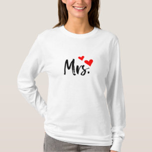 Camiseta Sra. T-Shirt - Tee de declaración de amor con cora