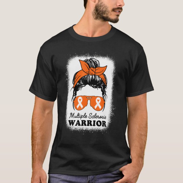Camiseta Sra. Warrior Conciencia sobre la esclerosis múltip (Anverso)