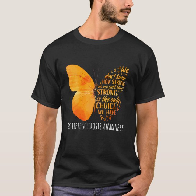 Camiseta Sra. Warrior Naranja de Concienciación sobre Escle (Anverso)