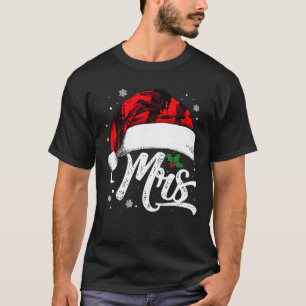 Camiseta Sra. Y Sr. Santa Hat Navidades Parejas Coincidiend
