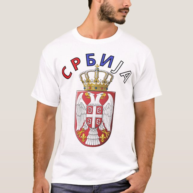 Camiseta Srbija Dvoglavi Orao (Anverso)