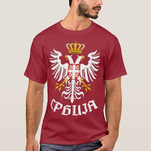 Camiseta Srbija Gotic (Anverso)