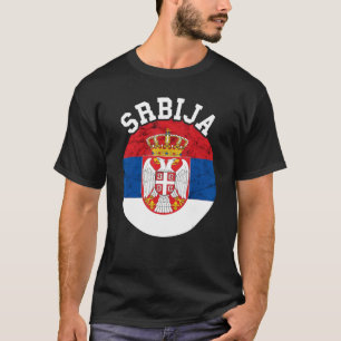 Camiseta Srbija Serbia Bandera serbia Rodea Serbia P