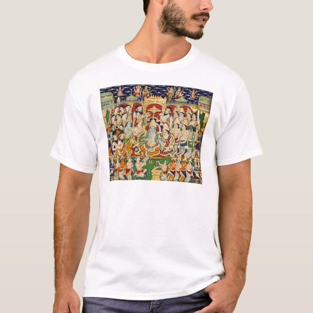 CAMISETA SRI DE PINTURA INDIO RAMA DURBAR (Anverso)