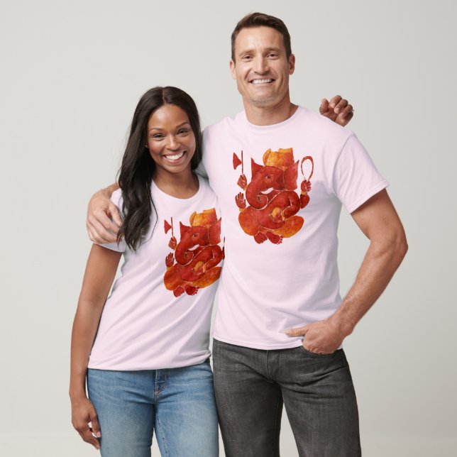 Camiseta Sri Ganesh en llamas (Unisexo)