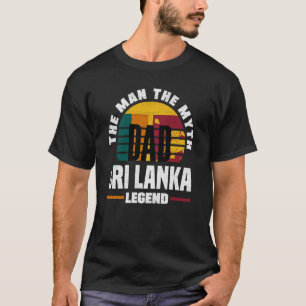 Camiseta Sri Lanka: Día de los Padres de la Bandera de Sri 