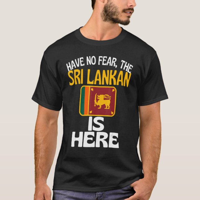Camiseta Sri Lanka no tiene miedo (Anverso)