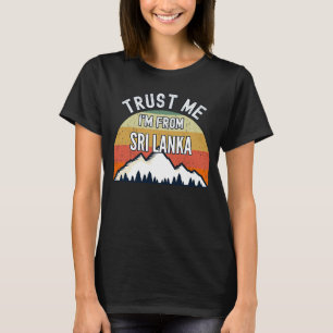 Camiseta Sri Lanka Trust me soy de Sri Lanka