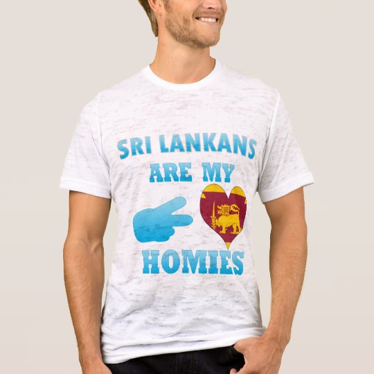 Camiseta Sri Lankans es mi Homies