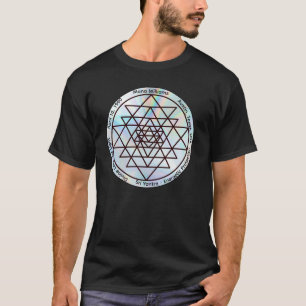 Camiseta Sri Yantra – Talismán de Protección Personalizable