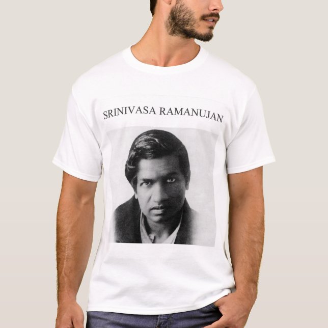 Camiseta Srinivasa Ramanujan el matemático más asombroso (Anverso)