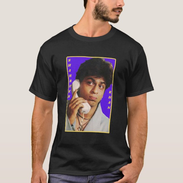Camiseta SRK | Shahrukh Khan | Shah Rukh Khan Funny Face (Anverso)