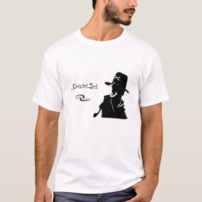 Camiseta SRNSD - Charlie don't surf (Anverso)