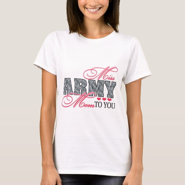Camiseta Srta. Army Mom (Anverso)