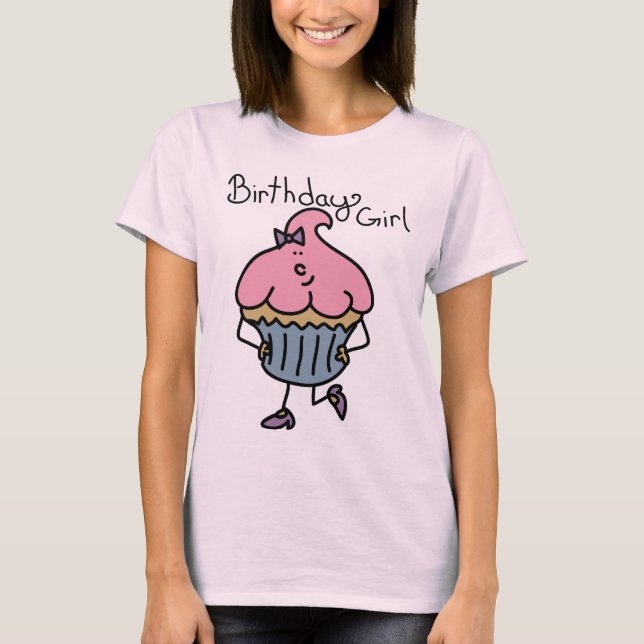 Camiseta Srta. Cuppy Cake Birthday T-Shirt de Lil de las (Anverso)