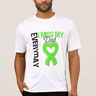 Camiseta Srta. diaria My Dad del linfoma I