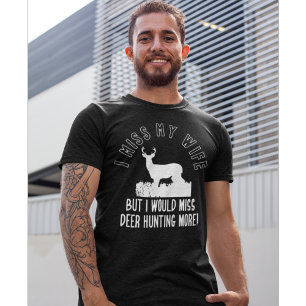Camiseta Srta. divertida My Wife Shirt de la caza de los