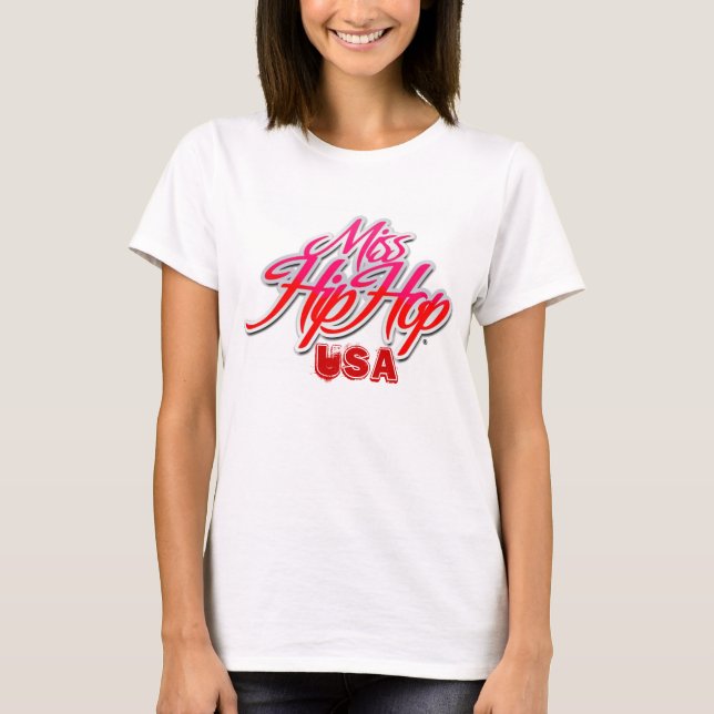Camiseta Srta. Hip Hop USA® (Anverso)
