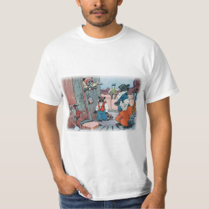 Camiseta Srta. Meadows puso su cabeza de la ventana