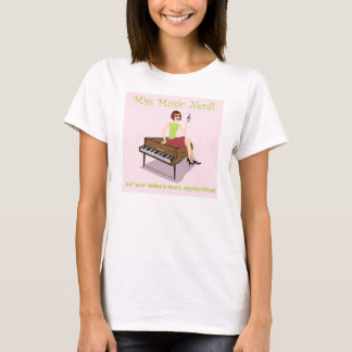 Camiseta Srta. Music Nerd Shirt