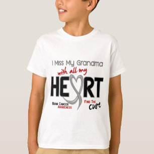 Camiseta SRTA. MY GRANDMA del cáncer de cerebro I