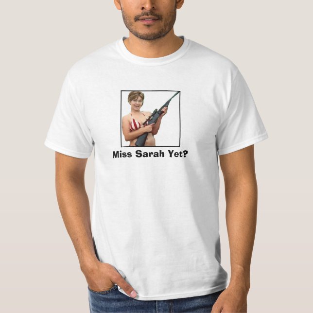 Camiseta ¿Srta. Sarah Yet? (Anverso)