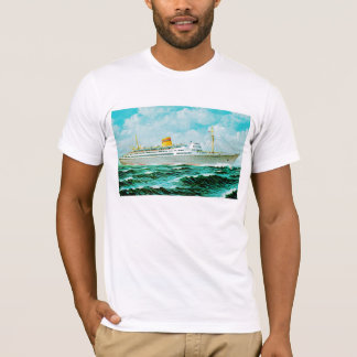 Camiseta ss Bergensfjord en el mar