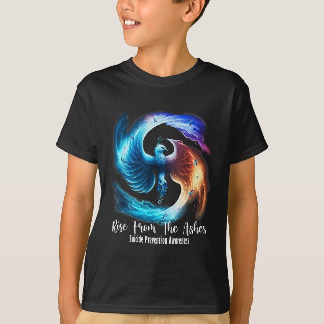 Camiseta Ss Cute Ssnix Rise De Ashes Suicidio Pr (Anverso)
