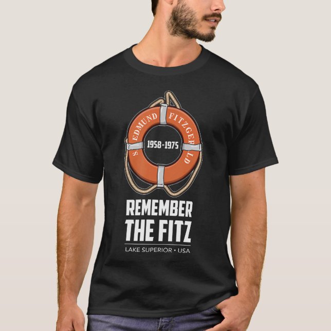 Camiseta Ss Edmund Fitzgerald Lake Superior Iron Ore (Anverso)