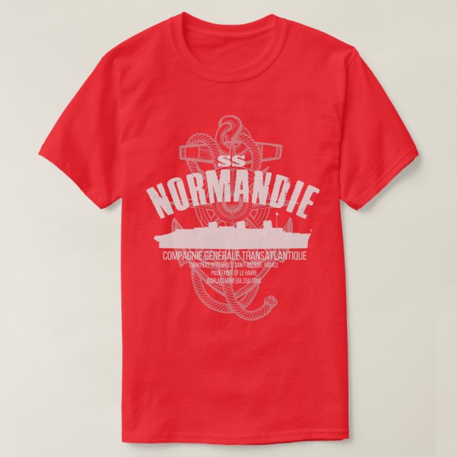 Camiseta SS Normandie (Diseño del anverso)