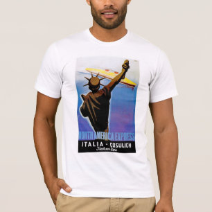 Camiseta ss Rex que pasa la estatua de la libertad