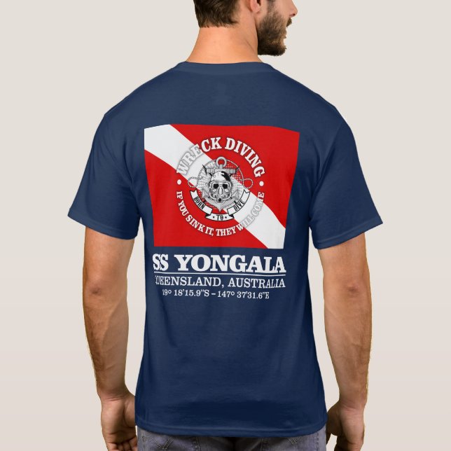 Camiseta SS Yongala (los mejores restos) (Reverso)