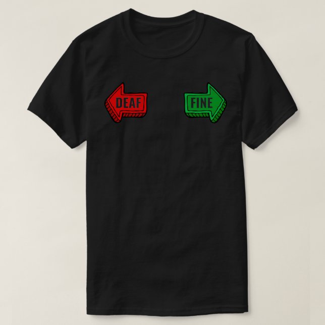 Camiseta SSD sordo bueno sordo a la derecha 2 (Diseño del anverso)