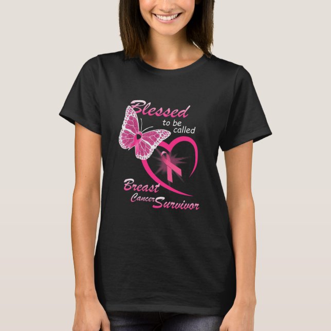 Camiseta ssed to be llamado sobreviviente de cáncer de mama (Anverso)