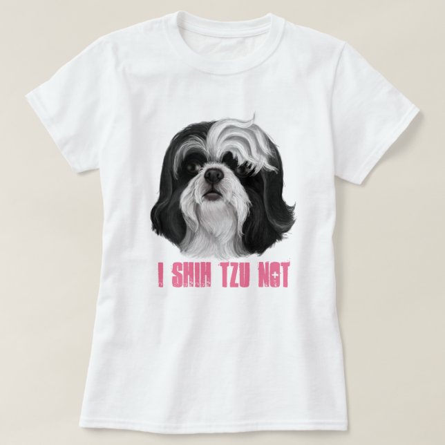 Camiseta Sshih tzu no (Diseño del anverso)