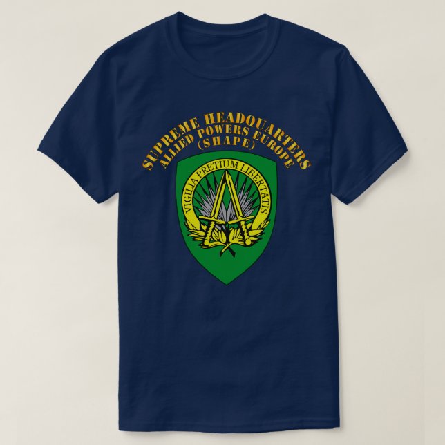 Camiseta SSI Sede Suprema Potencias aliadas Europa X (Diseño del anverso)