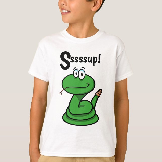 Camiseta Sssssup! Serpiente (Anverso)
