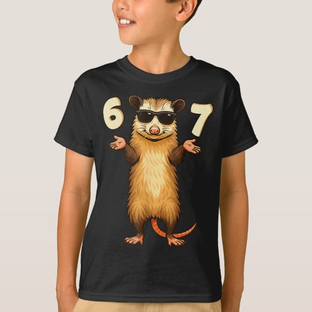 Camiseta Ssum 67 Hand Motion Meme Funny Kids Teens Gen Alph (Anverso)