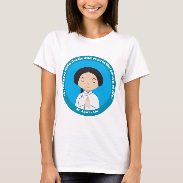 Camiseta St. Agatha Lin (Anverso)