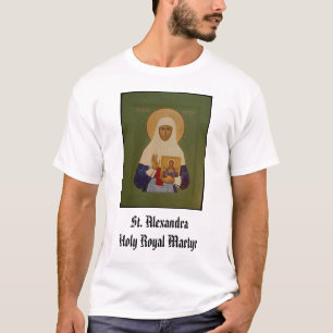 Camiseta St. Alexandra, mártir real del St. AlexandraHoly