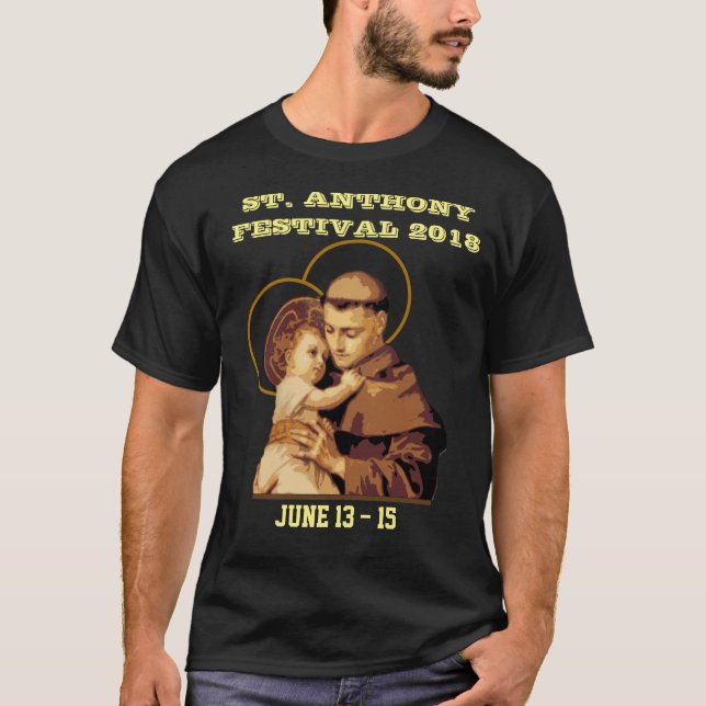 CAMISETA ST ANTHONY DEL BANQUETE DEL FESTIVAL DEL (Anverso)