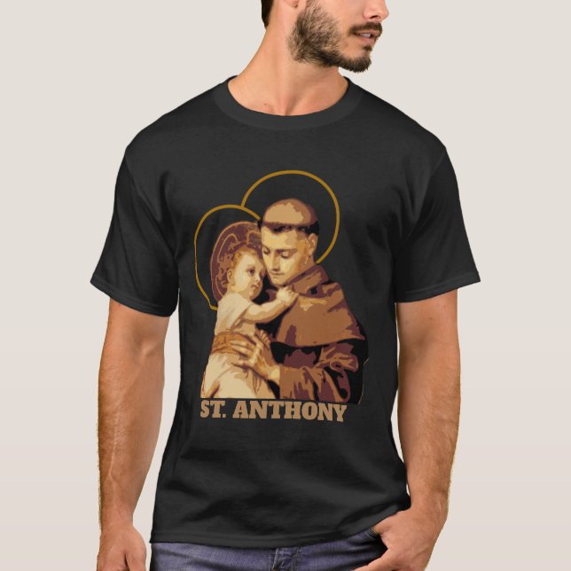 CAMISETA ST ANTHONY DEL BEBÉ JESÚS DE PADUA (Anverso)
