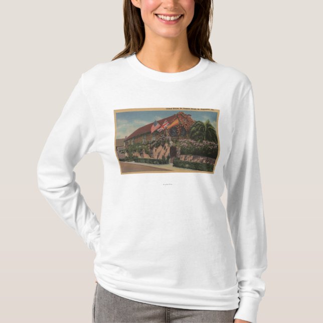 Camiseta St Augustine, FL - vista de St Francis (Anverso)