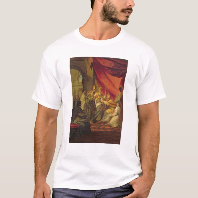 Camiseta St Augustine ordenó como el obispo (Anverso)