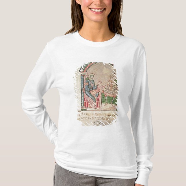Camiseta St Augustine que discute con Faustus (Anverso)