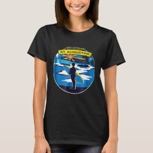 Camiseta St Augustine Retro Surf T Shirt Vintage Souvenir T
